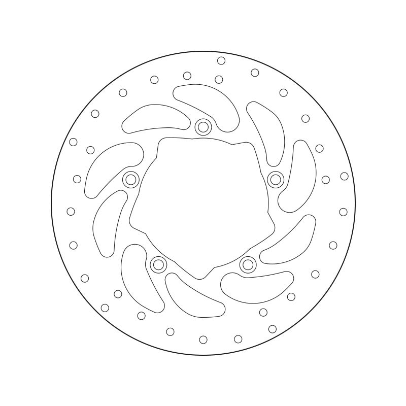 Kočiona disk BREMBO 68B407P9 fix
