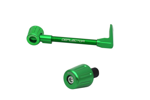 Lever guard in aluminium + left end ACCOSSATO DE004 with green hose and joint right
