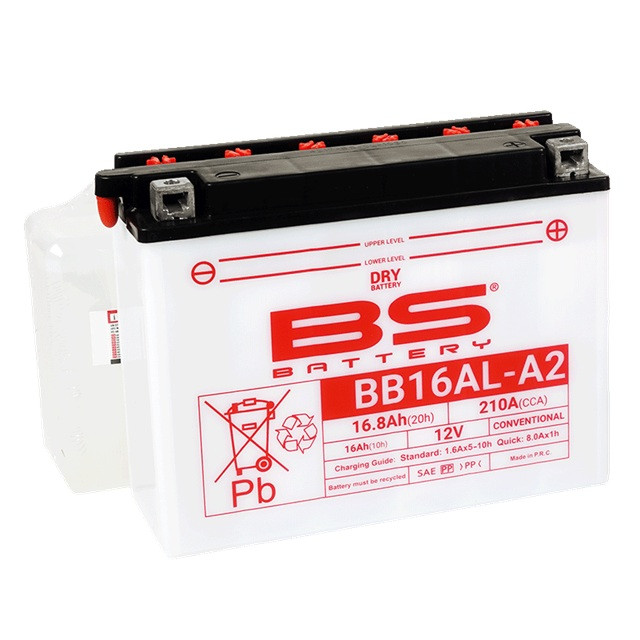 Konvencionalni akumulatori (incl.acid pack) BS-BATTERY BB16AL-A2  (YB16AL-A2 ) Acid pack included