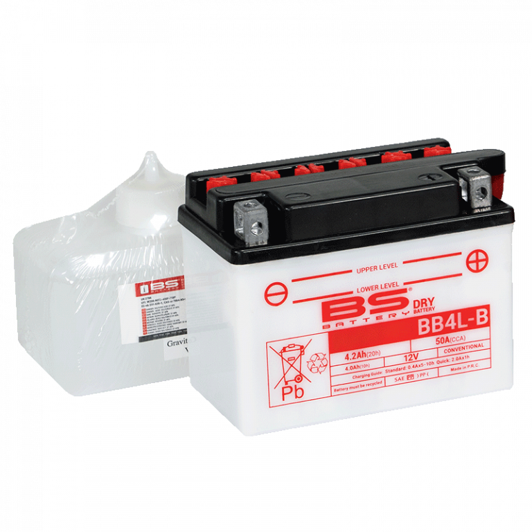 Konvencionalni akumulatori (incl.acid pack) BS-BATTERY BB4L-B (YB4L-B) Acid pack included
