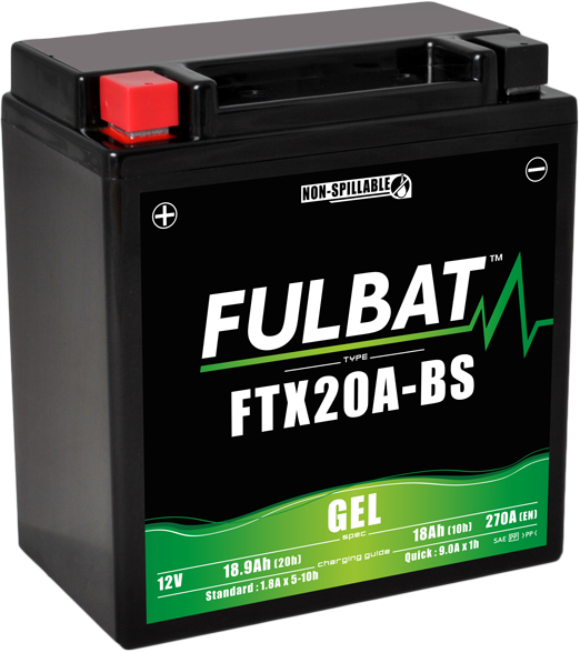 Gel battery FULBAT FTX20A-BS GEL