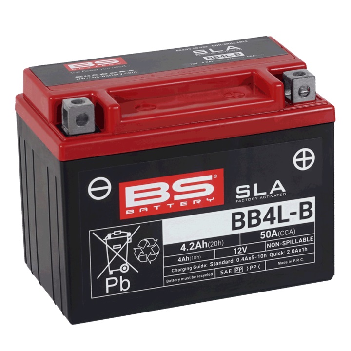 Tvorničko aktiviran akumulator BS-BATTERY BB4L-B (FA) (YB4L-B (FA)) SLA