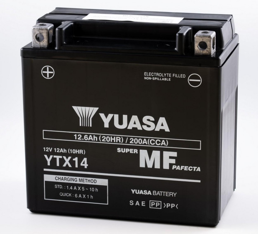 Tvorničko aktiviran akumulator YUASA YTX14