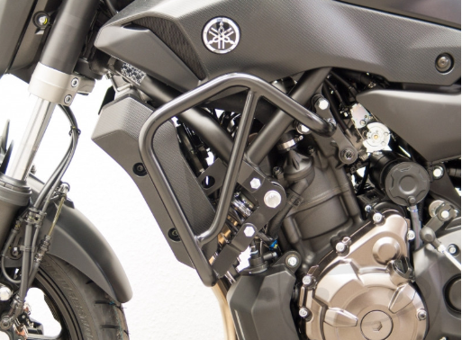 Crash bar FEHLING front upper Crni