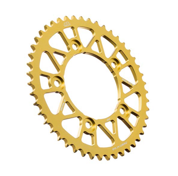 Rear ALU sprocket JT JTA 1877-47GLD 47)T, nt((525 Zlat