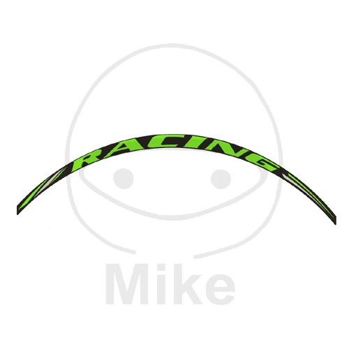 Wheel rim sticker JMT racing green