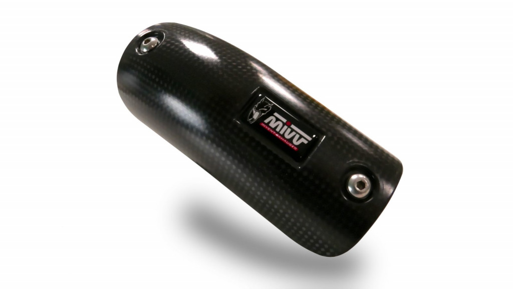 Carbon heat shield MIVV ACC.080.0 (compatible with Y.064.LDKB and Y.064.LDKX exhausts only) for YAMAHA XTZ 700 Tenere 700 2019-2026