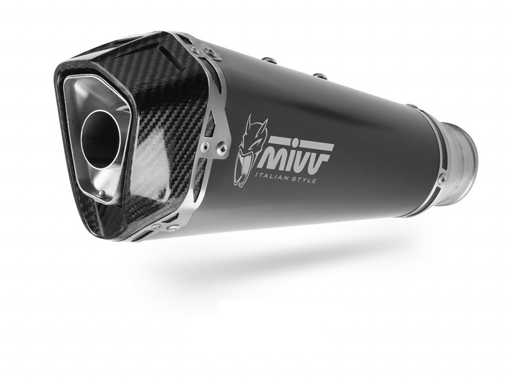 Cijeli ispušni sustav 1x1 MIVV DELTA RACE B.035.LDRB Black Stainless Steel for BMW G 310 GS 2017-2024