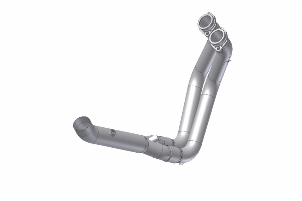 No-kat pipe MIVV B.037.C1 (compatible with both MIVV and original silencers)