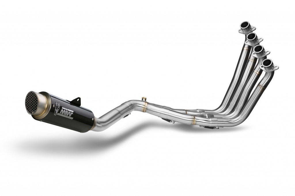 Cijeli ispušni sustav 4x2x1 MIVV GPpro H.055.L2P Carbon for HONDA CB 650 F / FA 2014-2018