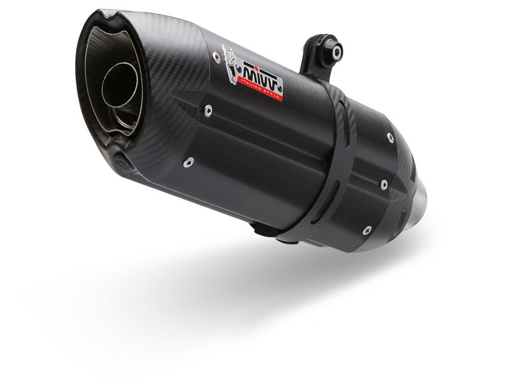 Silencer MIVV SUONO H.075.L9 Black stainless steel / carbon cap for HONDA CB 500 F 2019-2024