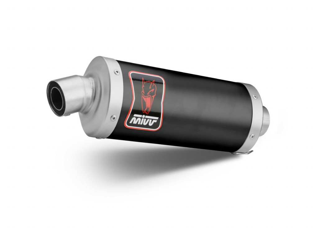 Silencer MIVV DAKAR H.079.LEKB Black Stainless Steel for HONDA CRF 1100 L Africa Twin 2020-2026