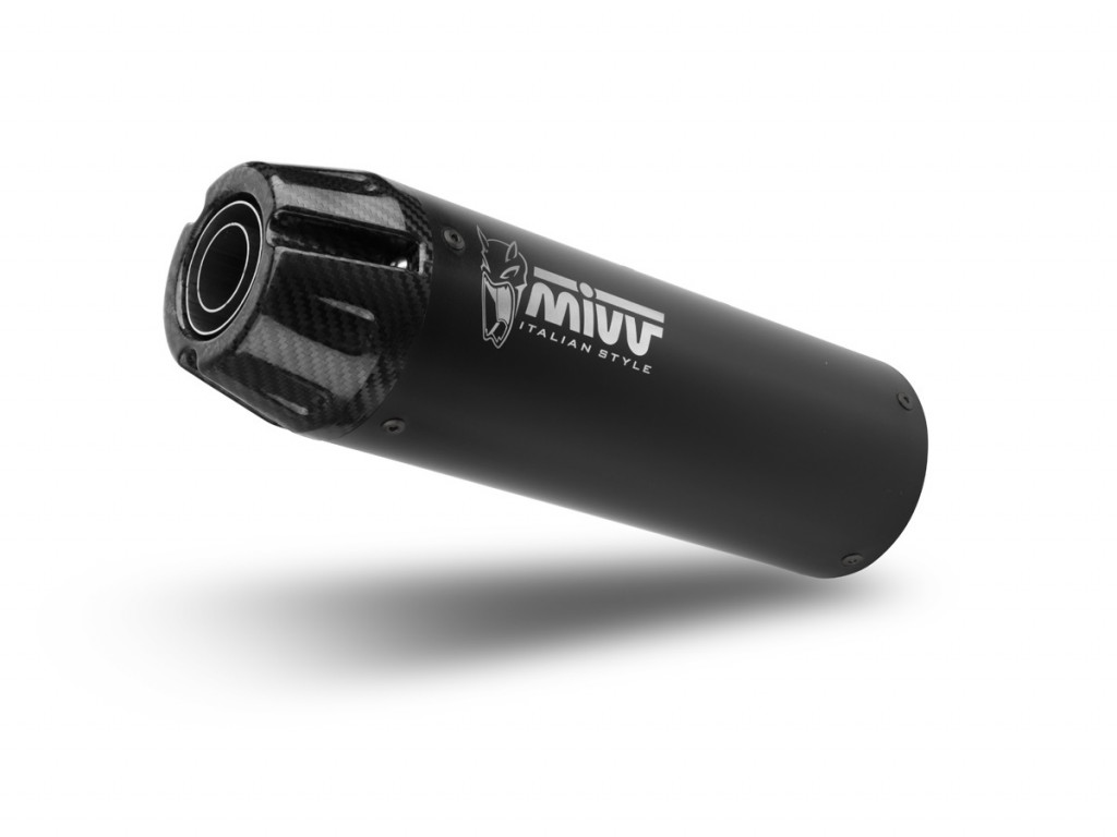 Silencer MIVV HR-1 H.091.LH1BG Black with carbon cap for HONDA CMX 500 Rebel 2022-2024