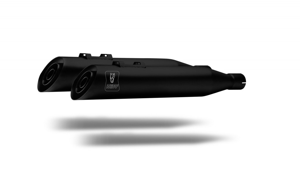 2 silencers kit MIVV HR-1 HD.005.LH1BS Crni