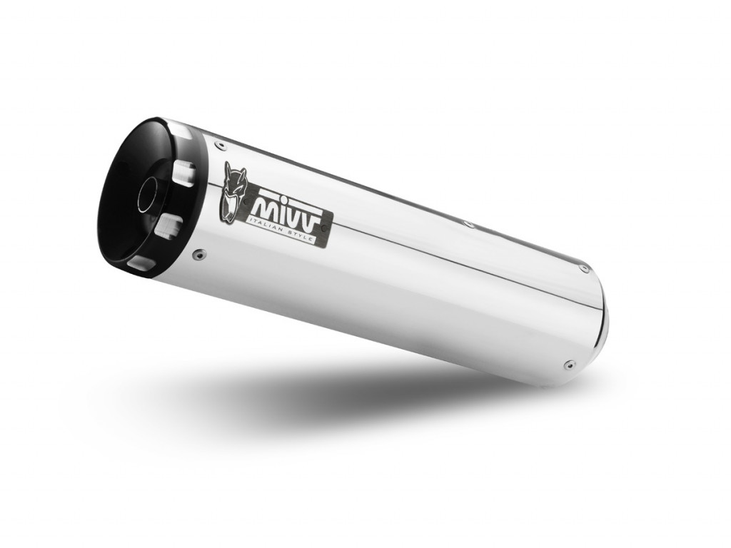 Silencer MIVV HR-1 K.046.LH1XA Polished stainless steel for KAWASAKI Z 900 RS / RS SE 2018-2024