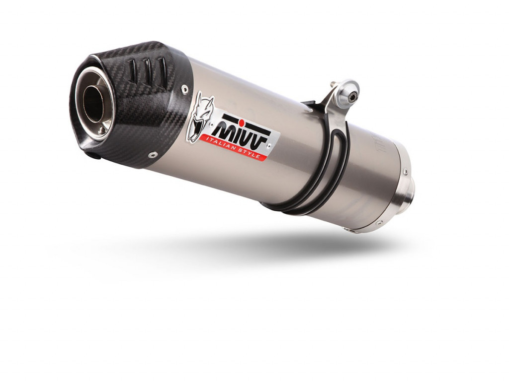 Silencer MIVV OVAL KT.021.LNC Titanium with carbon cap