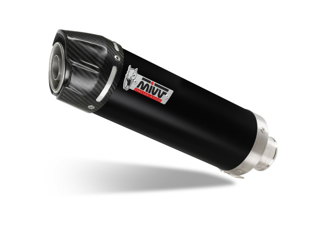Silencer MIVV GP S.014.LXBC Black with carbon cap for SUZUKI GSX-R 600 2004-2005, SUZUKI GSX-R 750 2004-2005