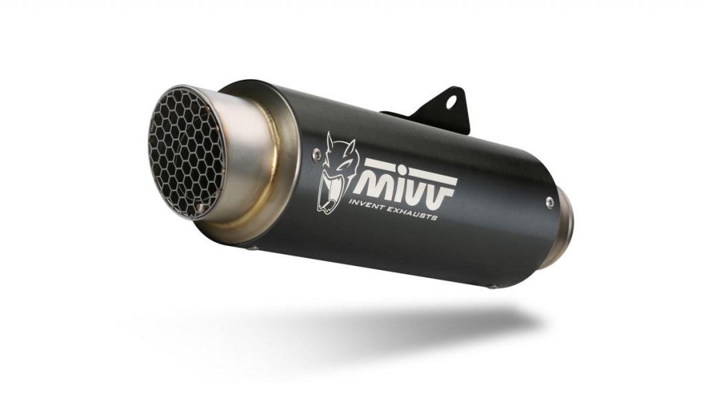 Cijeli ispušni sustav 1x1 MIVV GP PRO S.055.LXBP Steel black