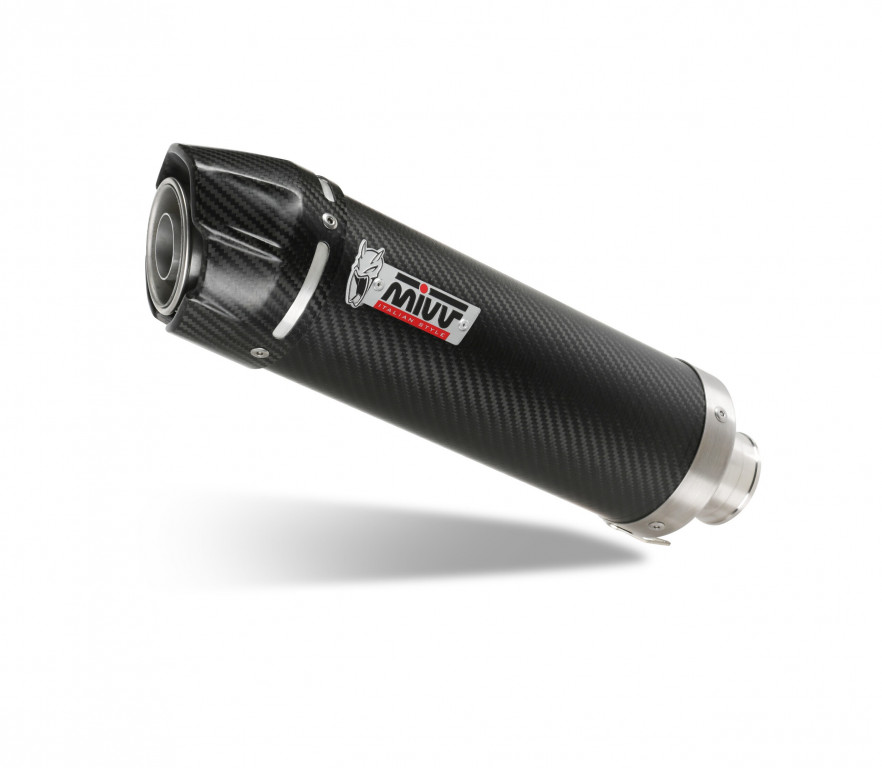 Cijeli ispušni sustav 1x1 MIVV GP VO.002.L2SC Carbon with carbon cap for VOGE Brivido 125 R  2023-2024