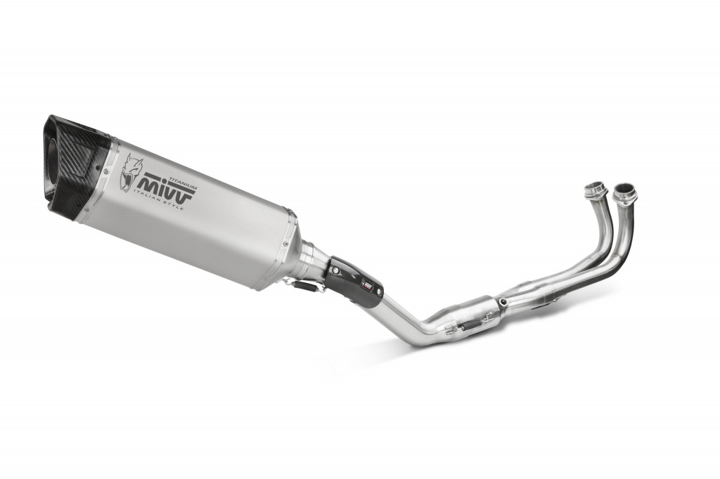 Cijeli ispušni sustav 2x1 MIVV SR-1 Y.073.LR1T Titanium