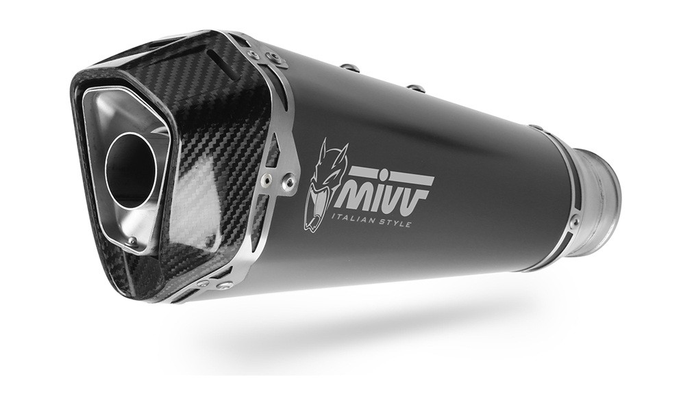 Full exhaust system 3x1 MIVV DELTA RACE Y.081.KDRB Crni
