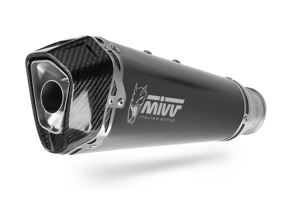 Full exhaust system 3x1 MIVV DELTA RACE Y.082.LDRB Crni