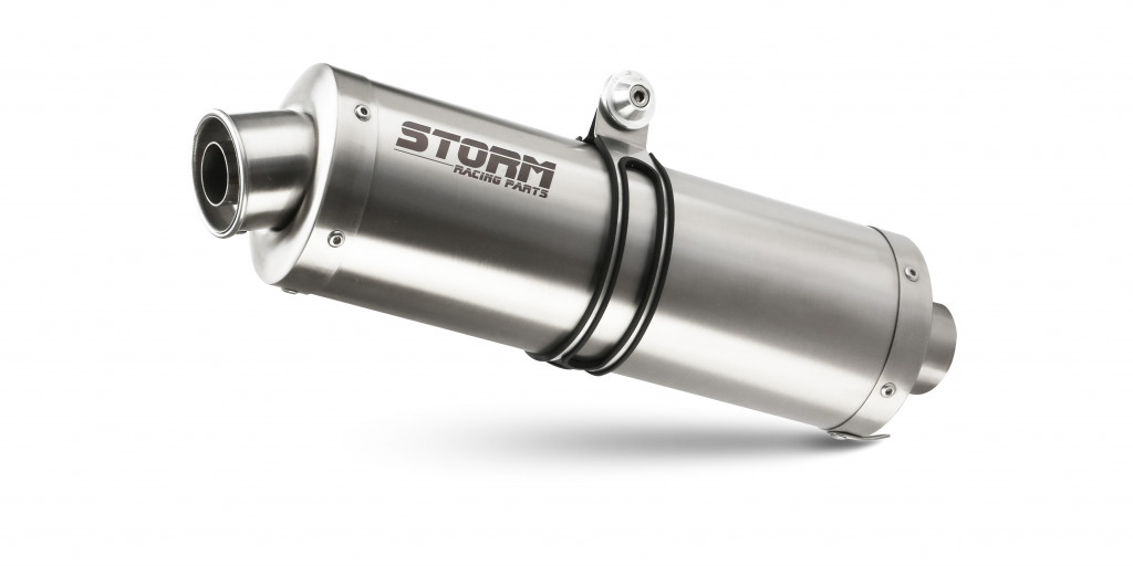 Cijeli ispušni sustav 2x1 STORM OVAL K.055.LX1 Stainless Steel