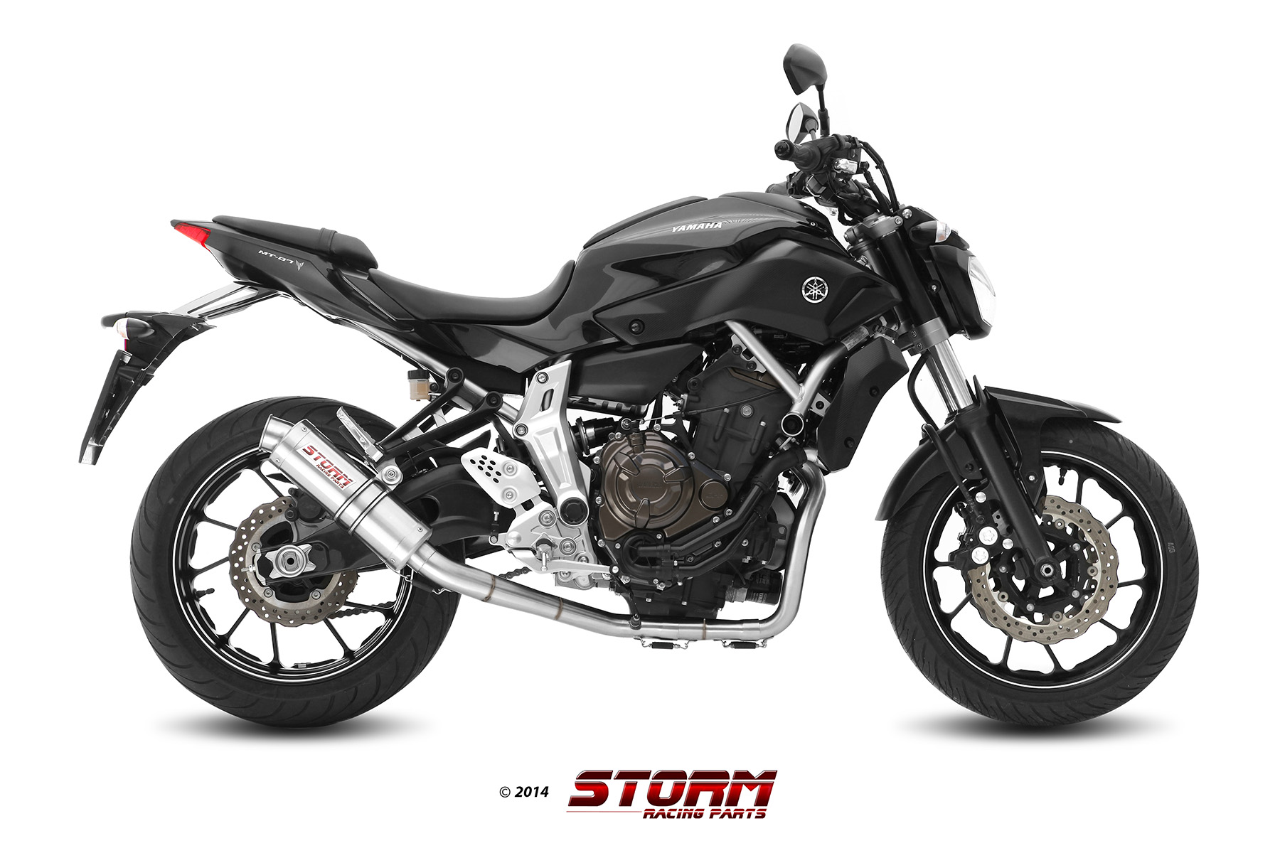 Cijeli ispušni sustav 2x1 STORM GP Y.045.LXS Stainless Steel