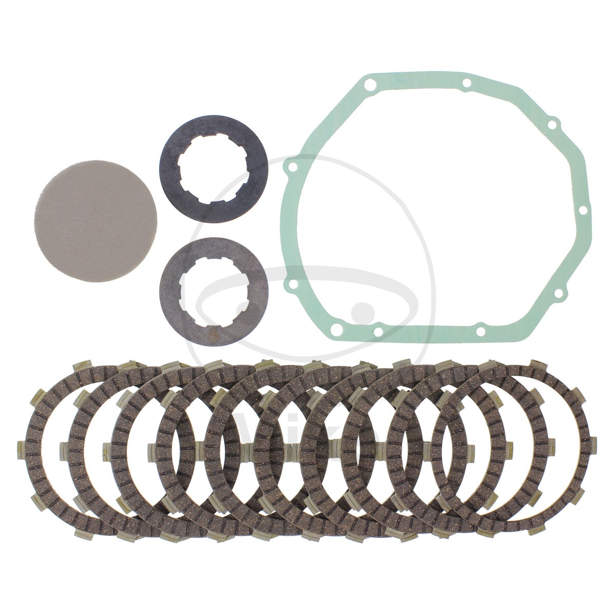 Clutch repair kit EBC 20 480 018 347 107 Including gasket springs fibres