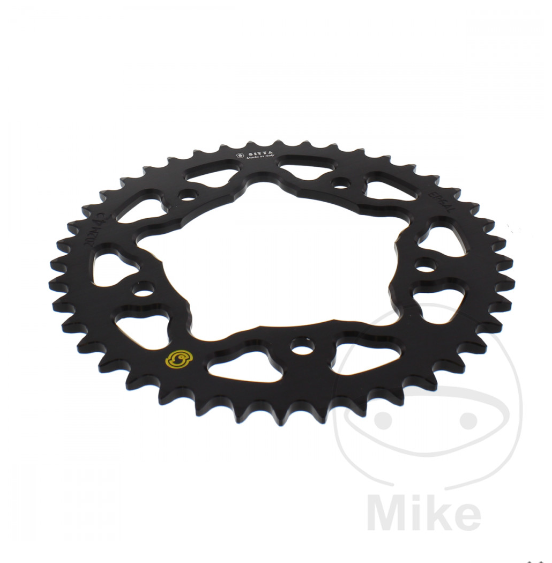 Lančenik zadnji JMT aluminium black 42T, for 520 chain