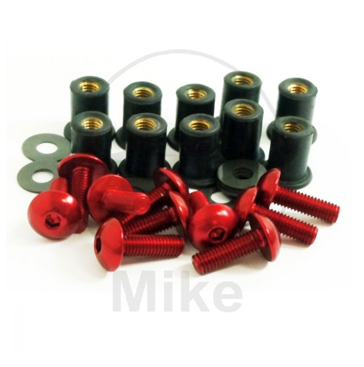 Fairing bolts JMP M5 aluminium crven