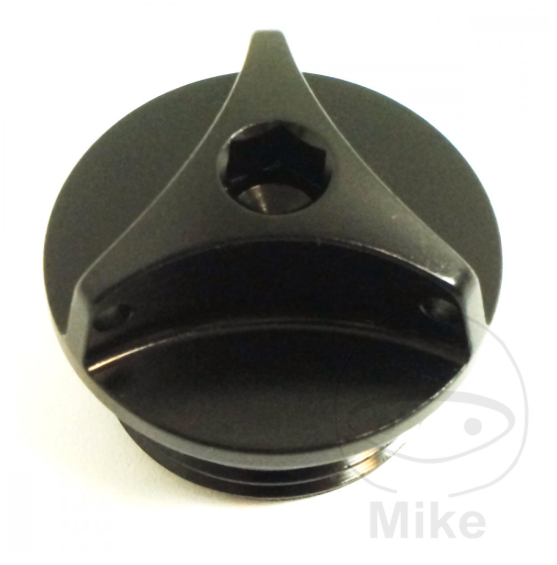 Oil filler cap PRO BOLT aluminium Crni