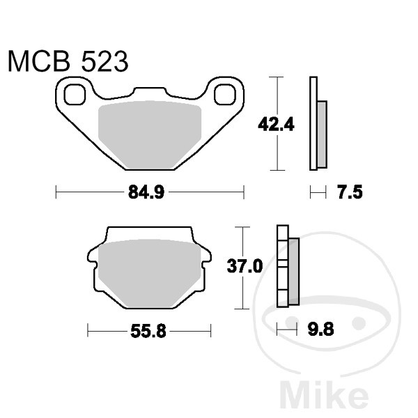 Disk pločice LUCAS STD MCB523