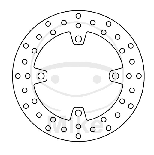 Kočiona disk LUCAS MST245 rear rigid