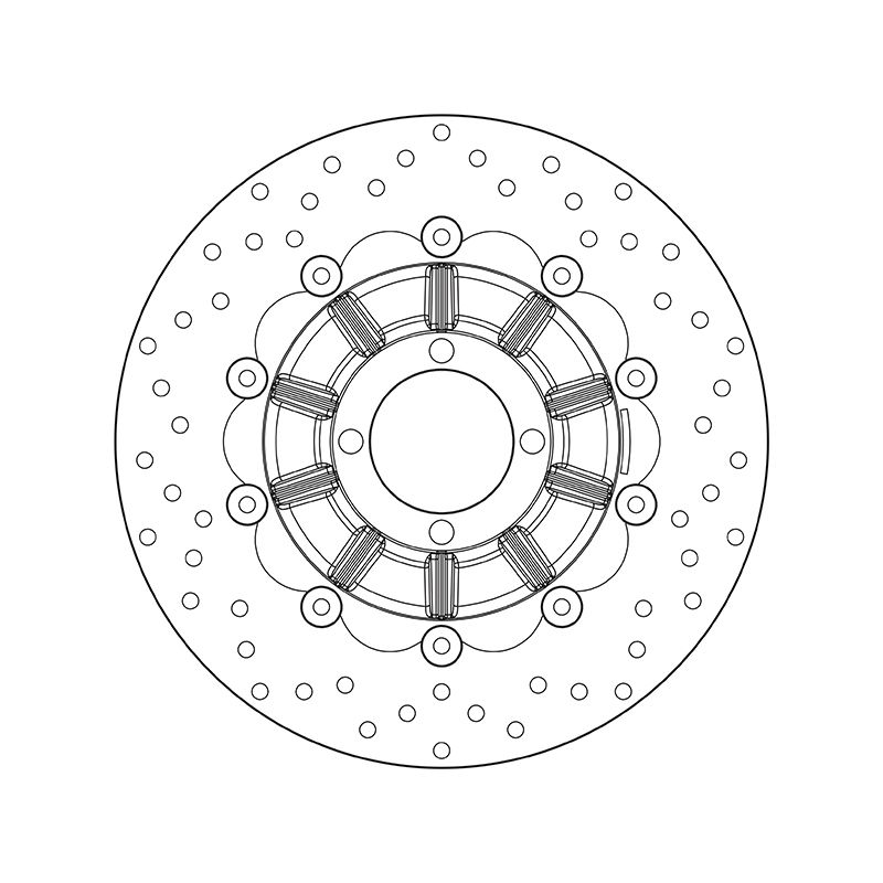 Kočiona disk BREMBO 78B40816 floating