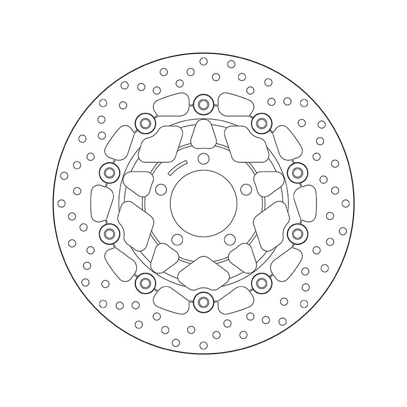 Kočiona disk BREMBO 78B40820 floating