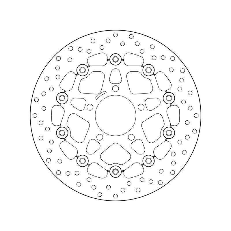 Kočiona disk BREMBO 78B40821 floating