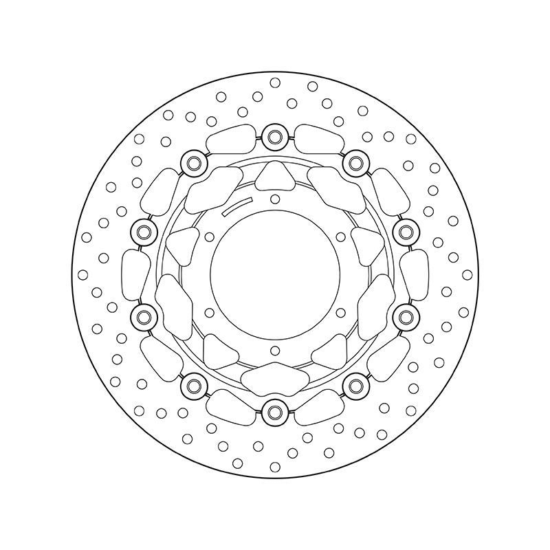 Kočiona disk BREMBO 78B40823 floating