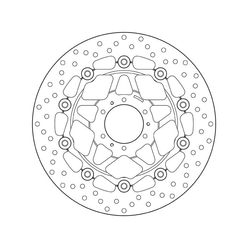 Kočiona disk BREMBO 78B40825 floating