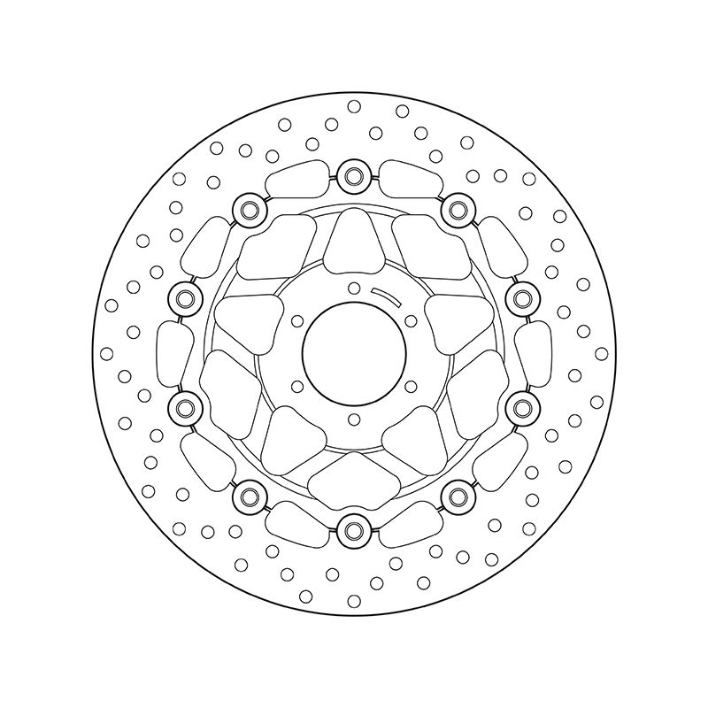 Kočiona disk BREMBO 78B40826 floating