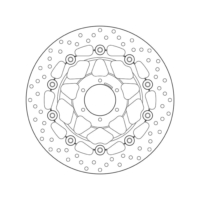 Kočiona disk BREMBO 78B40827 floating