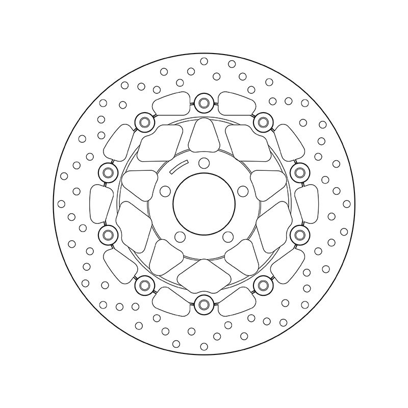 Kočiona disk BREMBO 78B40841 floating