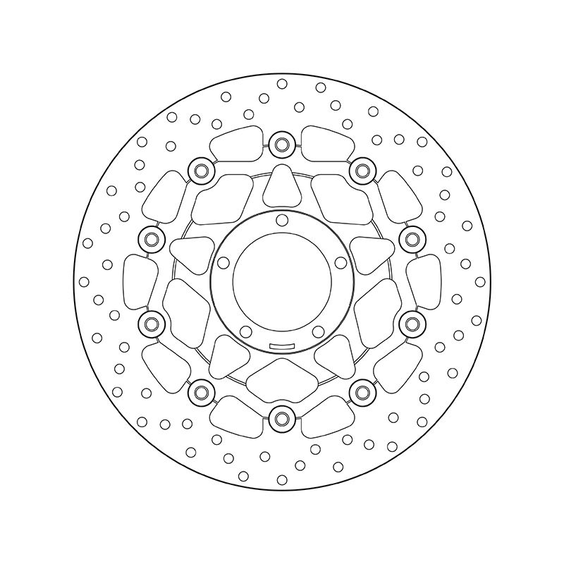 Kočiona disk BREMBO 78B40845 floating
