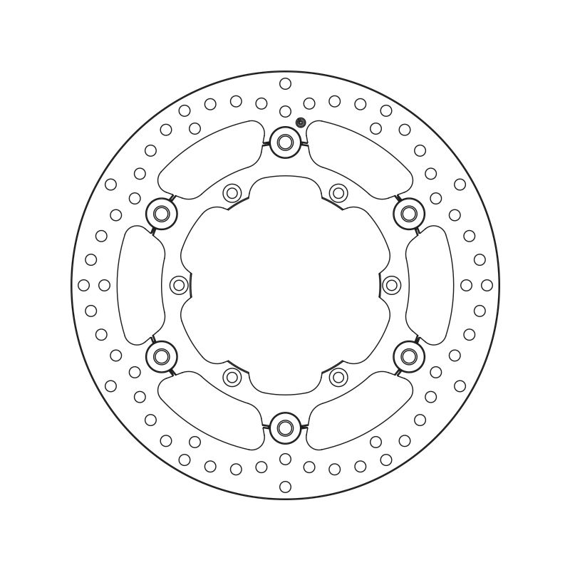 Kočiona disk BREMBO 78B40848 floating