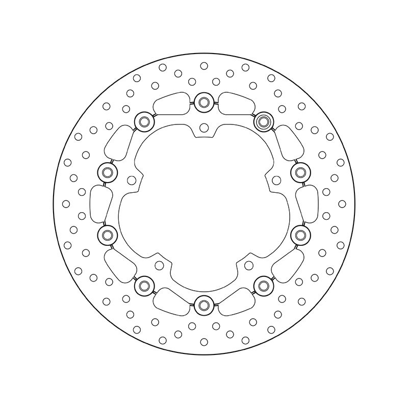 Kočiona disk BREMBO 78B40849 floating