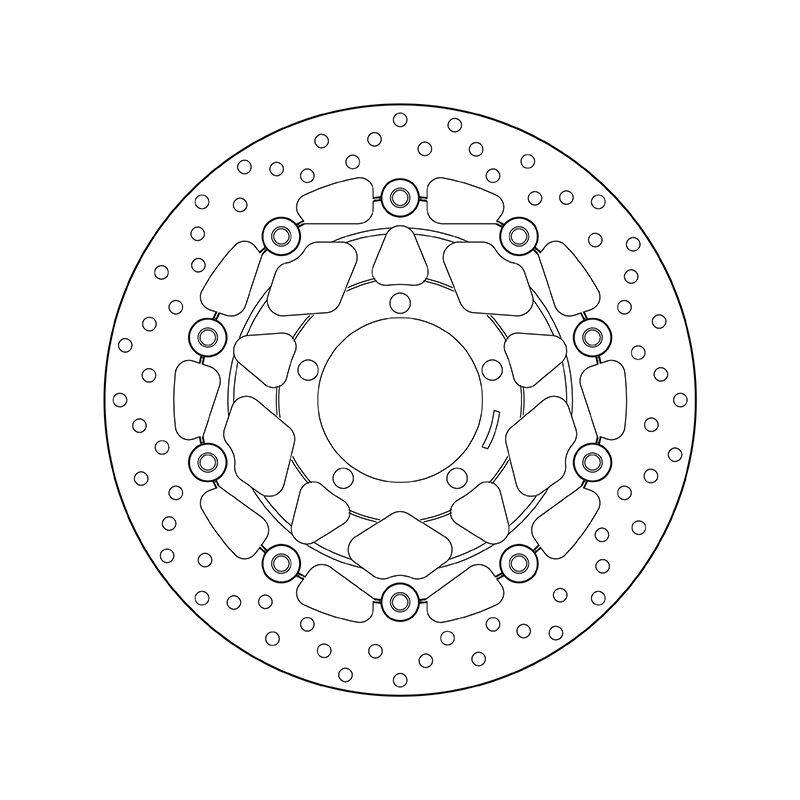 Kočiona disk BREMBO 78B40862 floating
