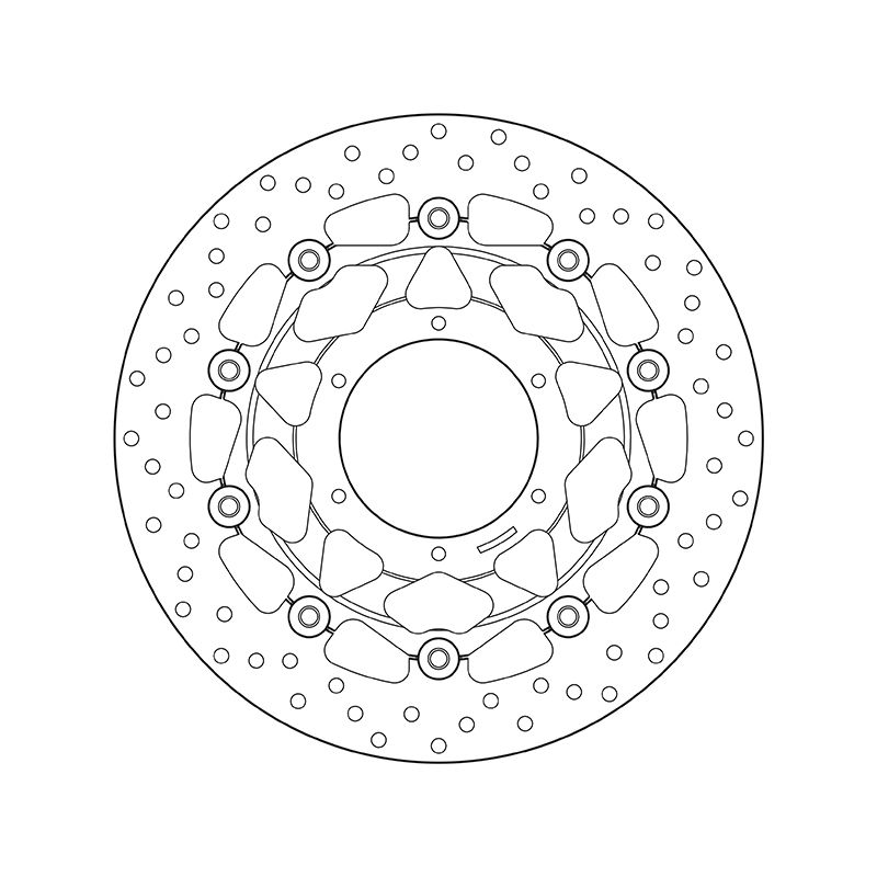 Kočiona disk BREMBO 78B40867 floating