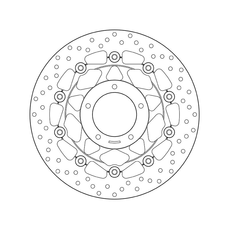Kočiona disk BREMBO 78B40868 floating