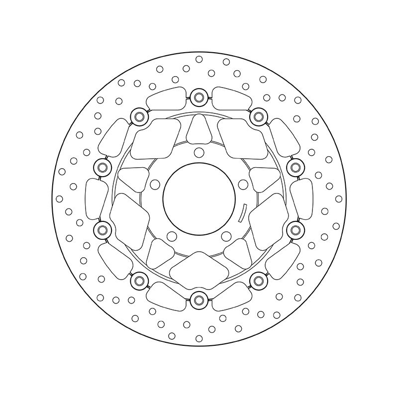 Kočiona disk BREMBO 78B40873 floating