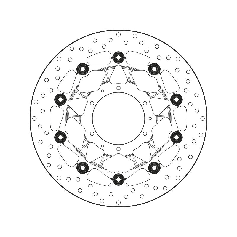Kočiona disk BREMBO 78B40876 floating